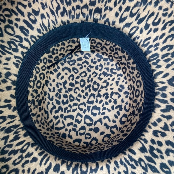 Cheetah print round brim hat‎ new main image 8